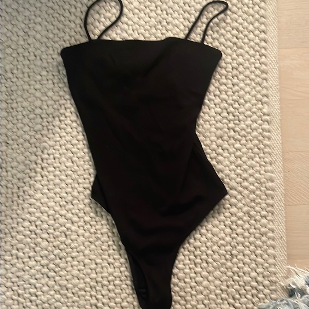 Reformation Black Bodysuit